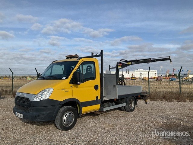 2013 Iveco 40C14G 1994 Hiab 015 1200 kg Straight ... Flatbed Truck with Crane - Autocarro con pianale/ Cassone fisso: foto 1 2013 Iveco 40C14G 1994 Hiab 015 1200 kg Straight ... Flatbed Truck with Crane - Autocarro con pianale/ Cassone fisso: foto 1