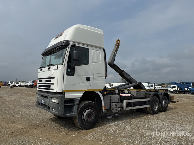 2001 Iveco Eurostar 260E40 6x2 Sleeper Roll-Off Truck - Autocarro scarrabile: foto 1 2001 Iveco Eurostar 260E40 6x2 Sleeper Roll-Off Truck - Autocarro scarrabile: foto 1
