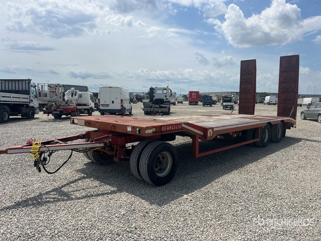 2002 DE Angelis 3R3201 8.45 m Tri/A Flatbed Trailer - Rimorchio pianale ribassato: foto 1 2002 DE Angelis 3R3201 8.45 m Tri/A Flatbed Trailer - Rimorchio pianale ribassato: foto 1