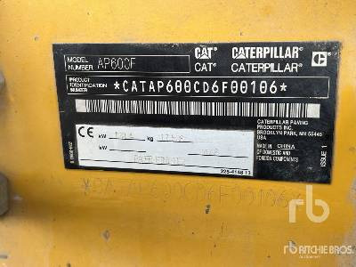 CAT AP600F Wheel - Finitrice: foto 5 CAT AP600F Wheel - Finitrice: foto 5