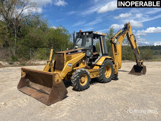 1995 Cat 428B 4x4 Chargeuse Pelleteuse 4x4 (I ... Backhoe Loader - Terna: foto 2 1995 Cat 428B 4x4 Chargeuse Pelleteuse 4x4 (I ... Backhoe Loader - Terna: foto 2