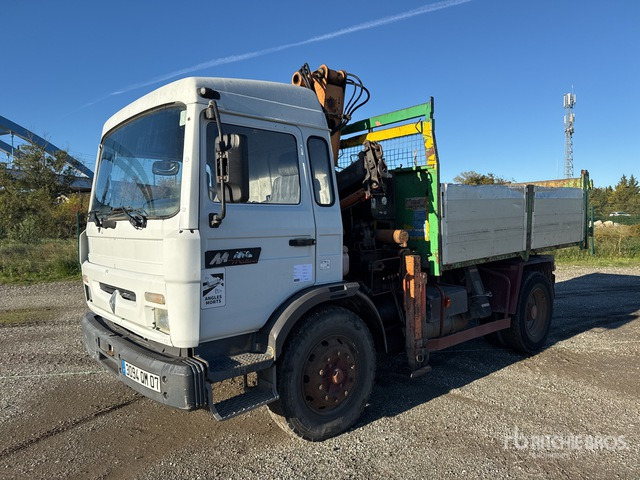 1998 Renault Midliner M210 1990 atlas 80.1 4000 kg on 4x2 ... Flatbed Truck with Crane - Autocarro con pianale/ Cassone fisso, Camion con gru: foto 2 1998 Renault Midliner M210 1990 atlas 80.1 4000 kg on 4x2 ... Flatbed Truck with Crane - Autocarro con pianale/ Cassone fisso, Camion con gru: foto 2