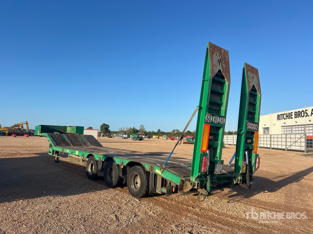 2006 ACTM S46315 Semi-Remorque Porte-Engins 3 Es ... Lowboy Trailer - Semirimorchio pianale ribassato: foto 4 2006 ACTM S46315 Semi-Remorque Porte-Engins 3 Es ... Lowboy Trailer - Semirimorchio pianale ribassato: foto 4