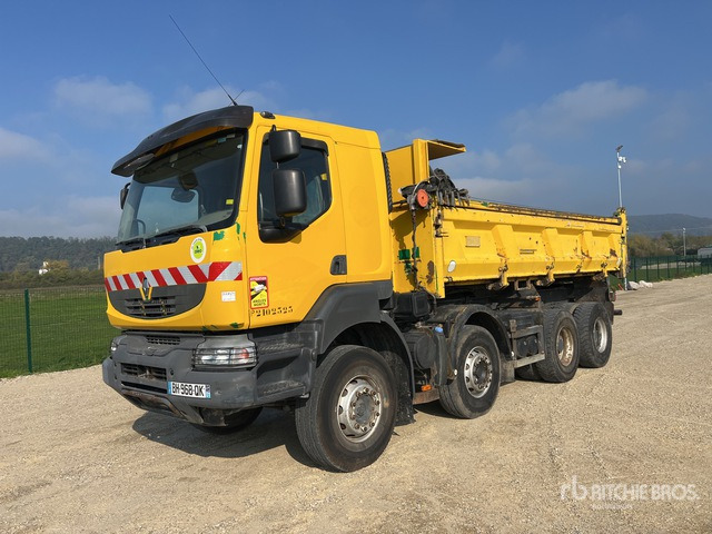 2008 Renault Kerax 450.32 8x4 Crew Cab Camion Benne Tri/A Dump Truck - Autocarro ribaltabile: foto 1 2008 Renault Kerax 450.32 8x4 Crew Cab Camion Benne Tri/A Dump Truck - Autocarro ribaltabile: foto 1