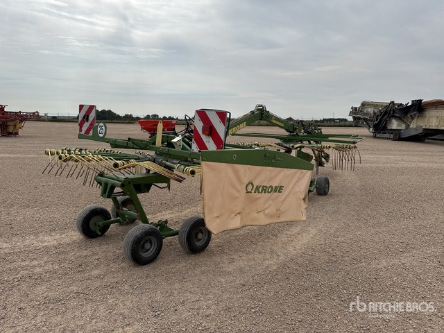 2012 Krone Swadro 710/26T 7.10 m 2 Rotor Andaineur Hay Rake - Voltafieno: foto 4 2012 Krone Swadro 710/26T 7.10 m 2 Rotor Andaineur Hay Rake - Voltafieno: foto 4