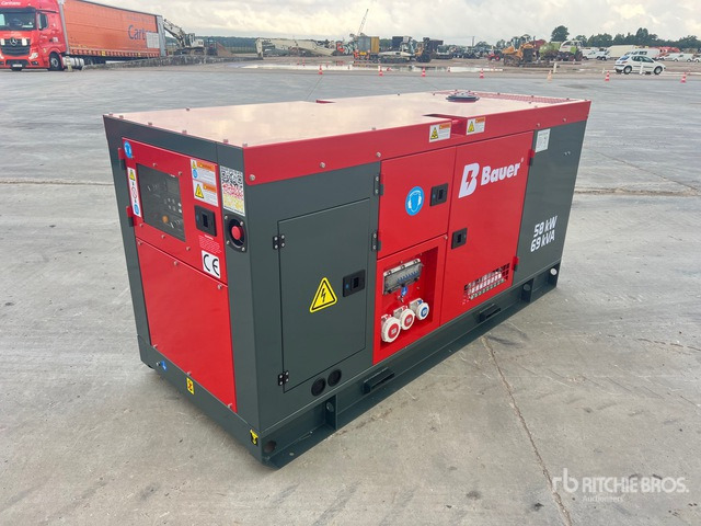 2025 Bauer GFS-50kW 62.5 kVA Skid-Mounted Groupe El ... Generator Set - Gruppo elettrogeno: foto 3 2025 Bauer GFS-50kW 62.5 kVA Skid-Mounted Groupe El ... Generator Set - Gruppo elettrogeno: foto 3