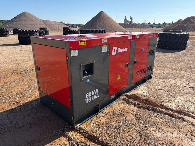 2025 Bauer GFS80KW 100 kVA Skid-Mounted Groupe Ele ... Generator Set - Gruppo elettrogeno: foto 4 2025 Bauer GFS80KW 100 kVA Skid-Mounted Groupe Ele ... Generator Set - Gruppo elettrogeno: foto 4