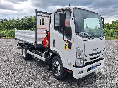 ISUZU P75 Camion Benne Avec Grue (Unused) - Autocarro ribaltabile, Camion con gru: foto 1 ISUZU P75 Camion Benne Avec Grue (Unused) - Autocarro ribaltabile, Camion con gru: foto 1