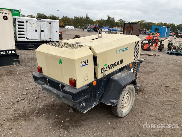 2017 Doosan 7/41 Mobile Air Compressor - Compressore d'aria: foto 4 2017 Doosan 7/41 Mobile Air Compressor - Compressore d'aria: foto 4