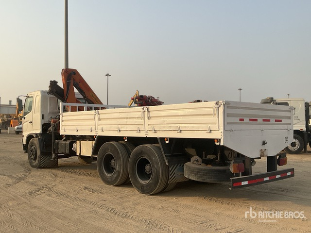 2008 Hino 145 2007 Palfinger K10000 Knuckle B ... Flatbed Truck with Crane - Autocarro con pianale/ Cassone fisso, Camion con gru: foto 4 2008 Hino 145 2007 Palfinger K10000 Knuckle B ... Flatbed Truck with Crane - Autocarro con pianale/ Cassone fisso, Camion con gru: foto 4