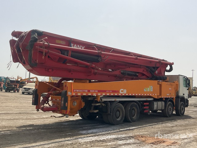2020 Mercedes-Benz Actros 4143 2020 Sany SYM5449THBE 56 m on 8 ... Concrete Pump Truck - Pompa autocarrata: foto 4 2020 Mercedes-Benz Actros 4143 2020 Sany SYM5449THBE 56 m on 8 ... Concrete Pump Truck - Pompa autocarrata: foto 4