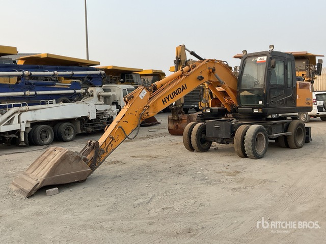 Hyundai Robex 140W-7 - Escavatore gommato: foto 3 Hyundai Robex 140W-7 - Escavatore gommato: foto 3