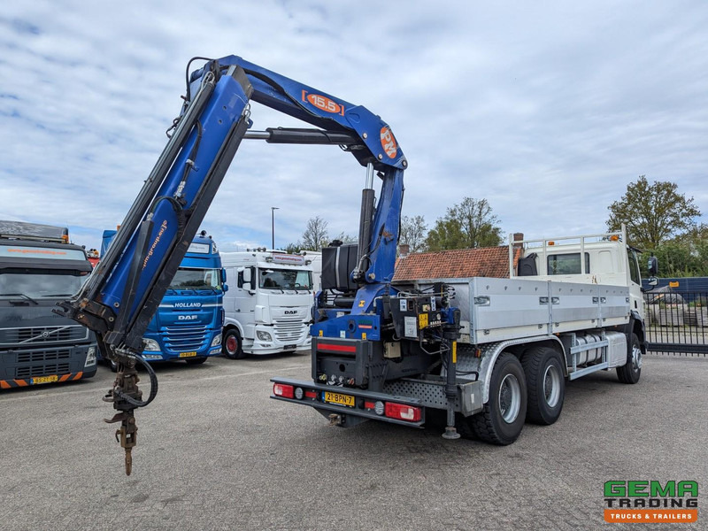DAF CF 330 FAT 6x4 Dagcab Euro6A - Open laadbak 6.4m + PM 15522 - RadioGrafisch - Handgeschakeld - 08/2025APK - Autocarro con pianale/ Cassone fisso, Camion con gru: foto 2 DAF CF 330 FAT 6x4 Dagcab Euro6A - Open laadbak 6.4m + PM 15522 - RadioGrafisch - Handgeschakeld - 08/2025APK - Autocarro con pianale/ Cassone fisso, Camion con gru: foto 2