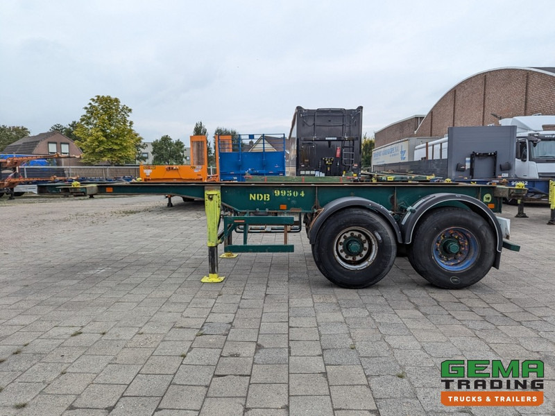 Semirimorchio portacontainer/ Caisse interchangeable Flandria OP CC 2A 2-Assen ROR DrumBrakes - Steel Suspension - 3110KG - 20FT (O1915): foto 13