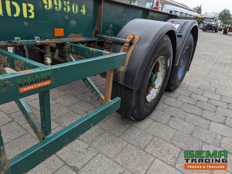 Semirimorchio portacontainer/ Caisse interchangeable Flandria OP CC 2A 2-Assen ROR DrumBrakes - Steel Suspension - 3110KG - 20FT (O1915): foto 10
