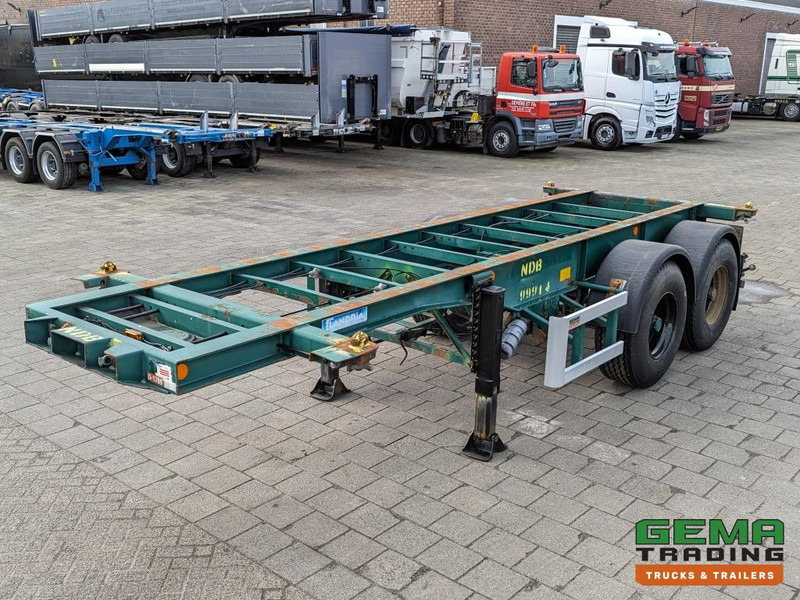 Flandria OP CC 2A 20FT 2-Assen ROR DrumBrakes - Leaf Suspension - 3120KG (O1789) - Semirimorchio portacontainer/ Caisse interchangeable: foto 1 Flandria OP CC 2A 20FT 2-Assen ROR DrumBrakes - Leaf Suspension - 3120KG (O1789) - Semirimorchio portacontainer/ Caisse interchangeable: foto 1