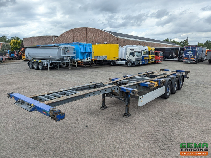 Krone SDC 27 3-Assen SAF - Lift as - Schijfremmen - Achterschuiver - 20 2x20FT/30/40FT - Semirimorchio portacontainer/ Caisse interchangeable: foto 1 Krone SDC 27 3-Assen SAF - Lift as - Schijfremmen - Achterschuiver - 20 2x20FT/30/40FT - Semirimorchio portacontainer/ Caisse interchangeable: foto 1