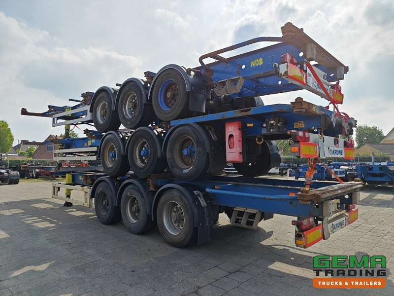 Krone SDC 27 3-assen BPW - DrumBrakes - 4700KG - 2x 20FT 1x 30FT 1x40FT - Package of 3 - NL kentekens - Semirimorchio portacontainer/ Caisse interchangeable: foto 4 Krone SDC 27 3-assen BPW - DrumBrakes - 4700KG - 2x 20FT 1x 30FT 1x40FT - Package of 3 - NL kentekens - Semirimorchio portacontainer/ Caisse interchangeable: foto 4