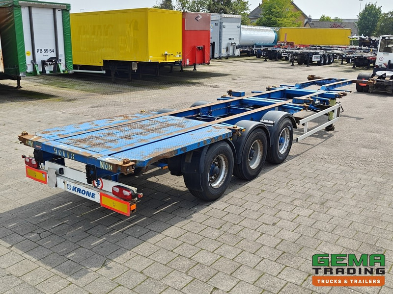 Krone SDC 27 3 assen BPW - DrumBrakes - 5340KG - 2x 20FT 1x 30FT 1x40FT - NL kenteken - Semirimorchio portacontainer/ Caisse interchangeable: foto 1 Krone SDC 27 3 assen BPW - DrumBrakes - 5340KG - 2x 20FT 1x 30FT 1x40FT - NL kenteken - Semirimorchio portacontainer/ Caisse interchangeable: foto 1