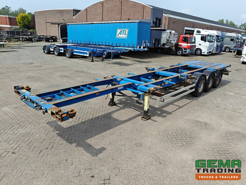 Krone SDC 27 3 assen BPW - DrumBrakes - 5340KG - 2x 20FT 1x 30FT 1x40FT - NL kenteken - Semirimorchio portacontainer/ Caisse interchangeable: foto 2 Krone SDC 27 3 assen BPW - DrumBrakes - 5340KG - 2x 20FT 1x 30FT 1x40FT - NL kenteken - Semirimorchio portacontainer/ Caisse interchangeable: foto 2