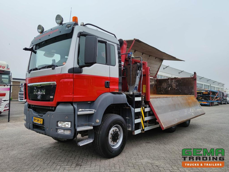 MAN TGS 26.400 6x6 4 Daycab Euro4 - HMF1643Z2 - Hyva 2-Zijdige Kipper 5.4m. - REBUILT ENGINE - TOP! (V584) - Autocarro ribaltabile, Camion con gru: foto 2 MAN TGS 26.400 6x6 4 Daycab Euro4 - HMF1643Z2 - Hyva 2-Zijdige Kipper 5.4m. - REBUILT ENGINE - TOP! (V584) - Autocarro ribaltabile, Camion con gru: foto 2