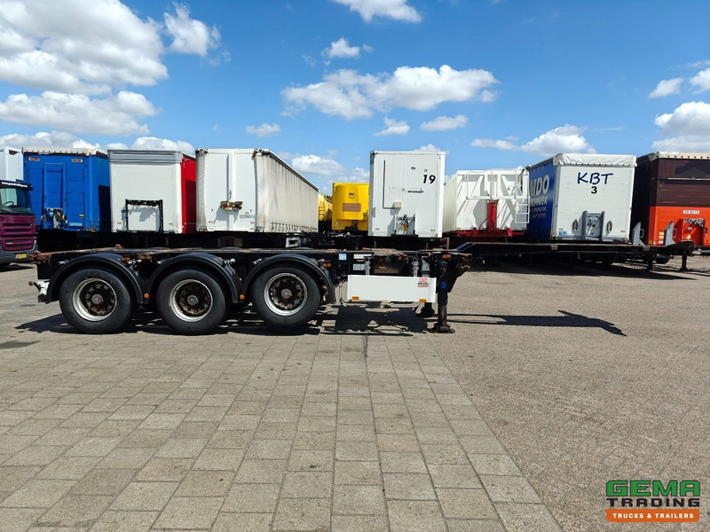 Semirimorchio portacontainer/ Caisse interchangeable Pacton T3-010 3-Assen SAF - MULTI - Trommelremmen - LiftAs - 3x Uitschuifbaar - 04/2026 APK: foto 16