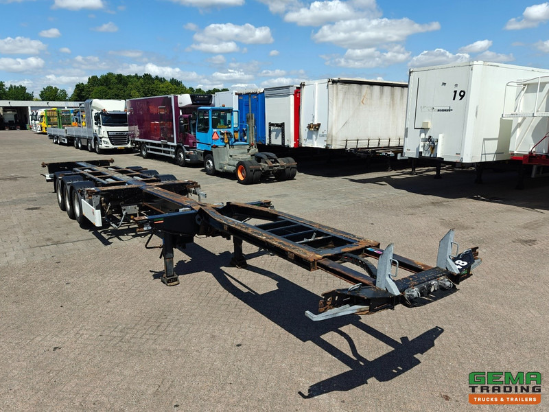 Semirimorchio portacontainer/ Caisse interchangeable Pacton T3-010 3-Assen SAF - MULTI - Trommelremmen - LiftAs - 3x Uitschuifbaar - 04/2026 APK: foto 8