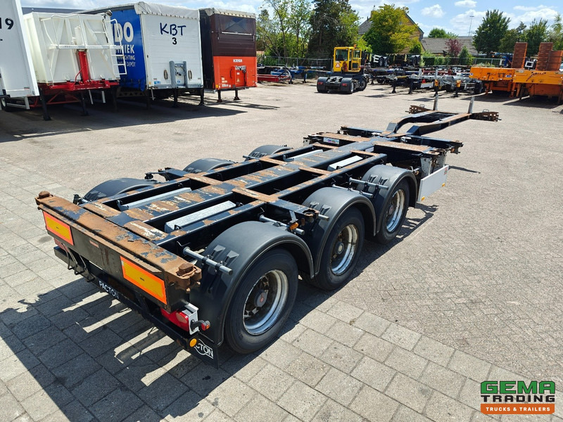 Pacton T3-010 3-Assen SAF - MULTI - Trommelremmen - LiftAs - 3x Uitschuifbaar - 10/2025 APK - Semirimorchio portacontainer/ Caisse interchangeable: foto 3 Pacton T3-010 3-Assen SAF - MULTI - Trommelremmen - LiftAs - 3x Uitschuifbaar - 10/2025 APK - Semirimorchio portacontainer/ Caisse interchangeable: foto 3