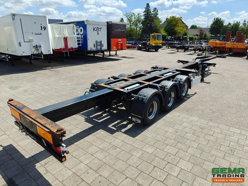 Pacton T3-010 3-Assen SAF - MULTI - Trommelremmen - LiftAs - 3x Uitschuifbaar - 10/2025 APK - Semirimorchio portacontainer/ Caisse interchangeable: foto 1 Pacton T3-010 3-Assen SAF - MULTI - Trommelremmen - LiftAs - 3x Uitschuifbaar - 10/2025 APK - Semirimorchio portacontainer/ Caisse interchangeable: foto 1