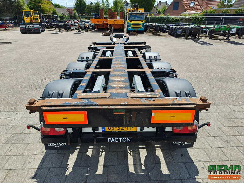 Pacton T3-010 3-Assen SAF - MULTI - Trommelremmen - LiftAs - 3x Uitschuifbaar - 10/2025 APK - Semirimorchio portacontainer/ Caisse interchangeable: foto 5 Pacton T3-010 3-Assen SAF - MULTI - Trommelremmen - LiftAs - 3x Uitschuifbaar - 10/2025 APK - Semirimorchio portacontainer/ Caisse interchangeable: foto 5