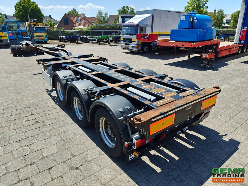 Pacton T3-010 3-Assen SAF - MULTI - Trommelremmen - LiftAs - 3x Uitschuifbaar - Semirimorchio portacontainer/ Caisse interchangeable: foto 2 Pacton T3-010 3-Assen SAF - MULTI - Trommelremmen - LiftAs - 3x Uitschuifbaar - Semirimorchio portacontainer/ Caisse interchangeable: foto 2