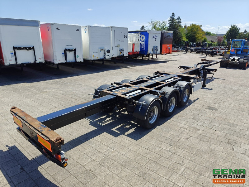 Pacton T3-010 3-Assen SAF - MULTI - Trommelremmen - LiftAs - 3x Uitschuifbaar - Semirimorchio portacontainer/ Caisse interchangeable: foto 1 Pacton T3-010 3-Assen SAF - MULTI - Trommelremmen - LiftAs - 3x Uitschuifbaar - Semirimorchio portacontainer/ Caisse interchangeable: foto 1