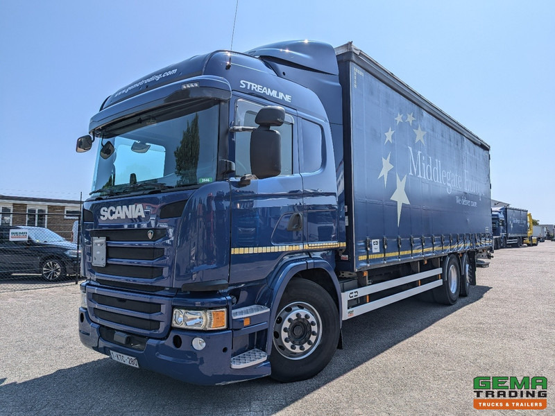 Scania G360 6x2/4 Streamline Euro6 - Retarder - Schuifzeilenbak 8.2M + Laadklep 1500kg - Smart Tacho V2 - Camion centinato: foto 1 Scania G360 6x2/4 Streamline Euro6 - Retarder - Schuifzeilenbak 8.2M + Laadklep 1500kg - Smart Tacho V2 - Camion centinato: foto 1