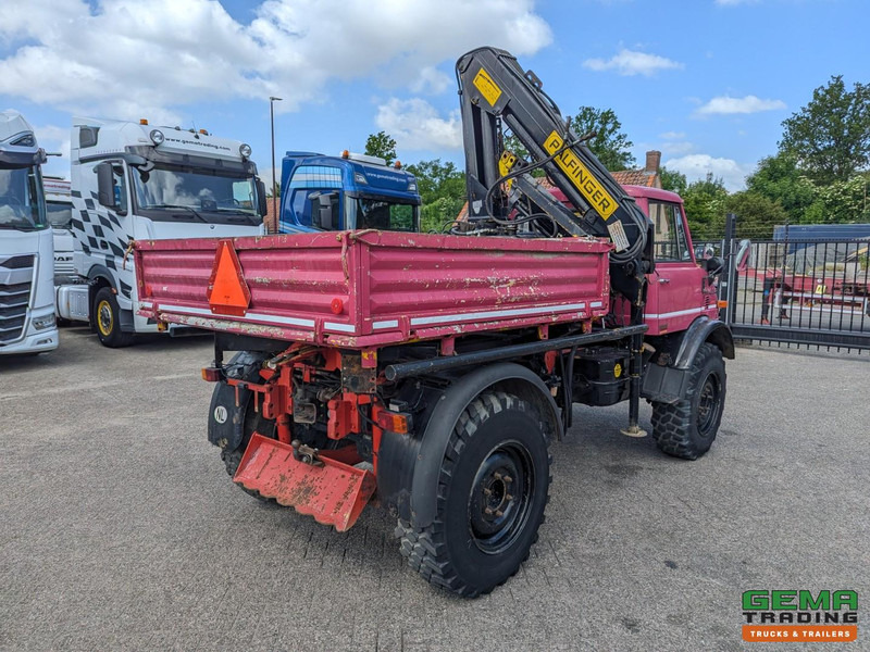 Unimog 416/U1100 4x4 - Hiab PK4600A - Open laadbak - Lier - Vangmuil/trekhaak - Mercedes Benz - Camion con gru: foto 5 Unimog 416/U1100 4x4 - Hiab PK4600A - Open laadbak - Lier - Vangmuil/trekhaak - Mercedes Benz - Camion con gru: foto 5