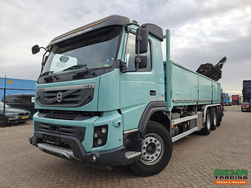 Volvo FMX 410 8x4/4 Dagcab Euro5 - Open Laadbak 6.8m + Hiab 244 E-6 Hipro - 258.000km - Naafreductie - 05/2026 APK - Autocarro con pianale/ Cassone fisso, Camion con gru: foto 1 Volvo FMX 410 8x4/4 Dagcab Euro5 - Open Laadbak 6.8m + Hiab 244 E-6 Hipro - 258.000km - Naafreductie - 05/2026 APK - Autocarro con pianale/ Cassone fisso, Camion con gru: foto 1