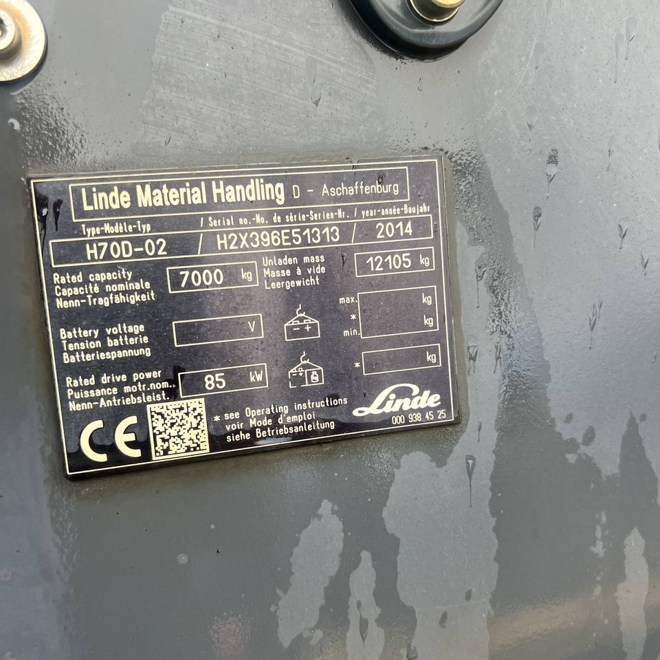 Linde H70D (396) - Carrello elevatore diesel: foto 5 Linde H70D (396) - Carrello elevatore diesel: foto 5