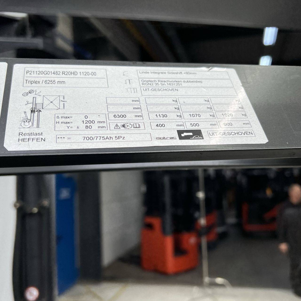 Carrello retrattile Linde R20 HD (1120): foto 10