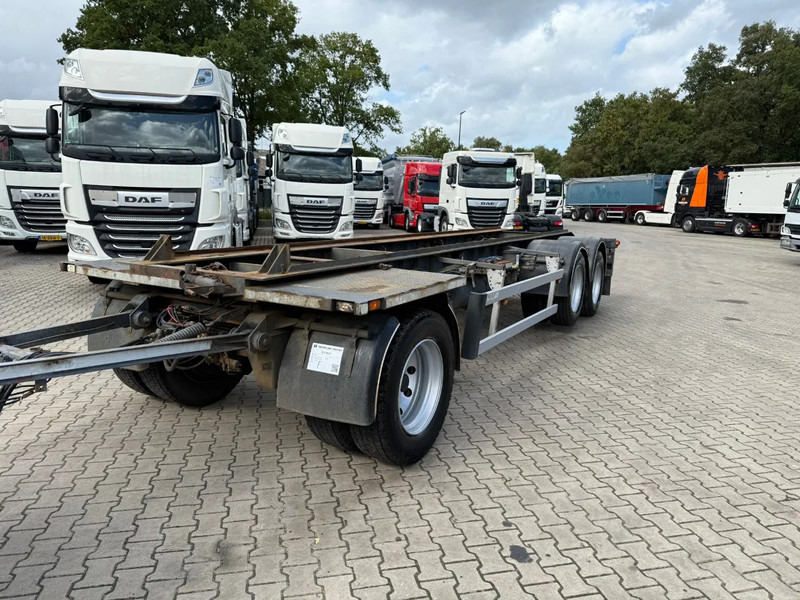 Burg 3AS Containeraanhangwagen, €3900, APK tot 28-01-2026 - Rimorchio portacontainer/ Caisse interchangeable: foto 1 Burg 3AS Containeraanhangwagen, €3900, APK tot 28-01-2026 - Rimorchio portacontainer/ Caisse interchangeable: foto 1