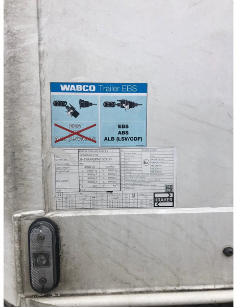 Kraker 2X K-Force 92m3 Alcoa Durabright SAF Tyrepilot Liftas - Top condition - Semirimorchio piano mobile: foto 5 Kraker 2X K-Force 92m3 Alcoa Durabright SAF Tyrepilot Liftas - Top condition - Semirimorchio piano mobile: foto 5