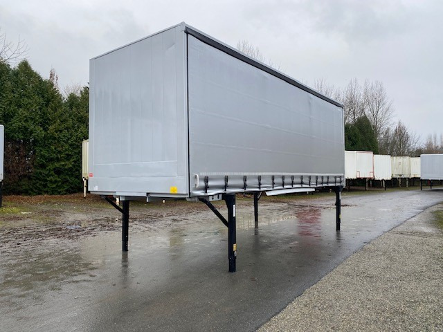 Cassone centinato Krone BDF-System 7.450 mm lang, LACK NEU in weißaluminium: foto 6