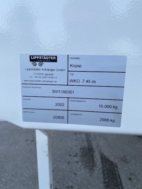Krone BDF-System 7.450 mm, mit Rolltor, LACK NEU - Cassa - furgone: foto 3 Krone BDF-System 7.450 mm, mit Rolltor, LACK NEU - Cassa - furgone: foto 3