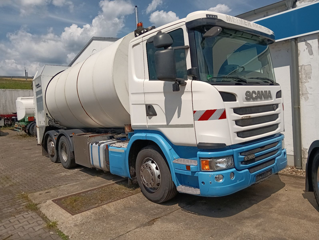 Scania G360 6x2 RETARDER FAUN ROTOPRESS 521L Zöller 230 - Camion immondizia: foto 1 Scania G360 6x2 RETARDER FAUN ROTOPRESS 521L Zöller 230 - Camion immondizia: foto 1