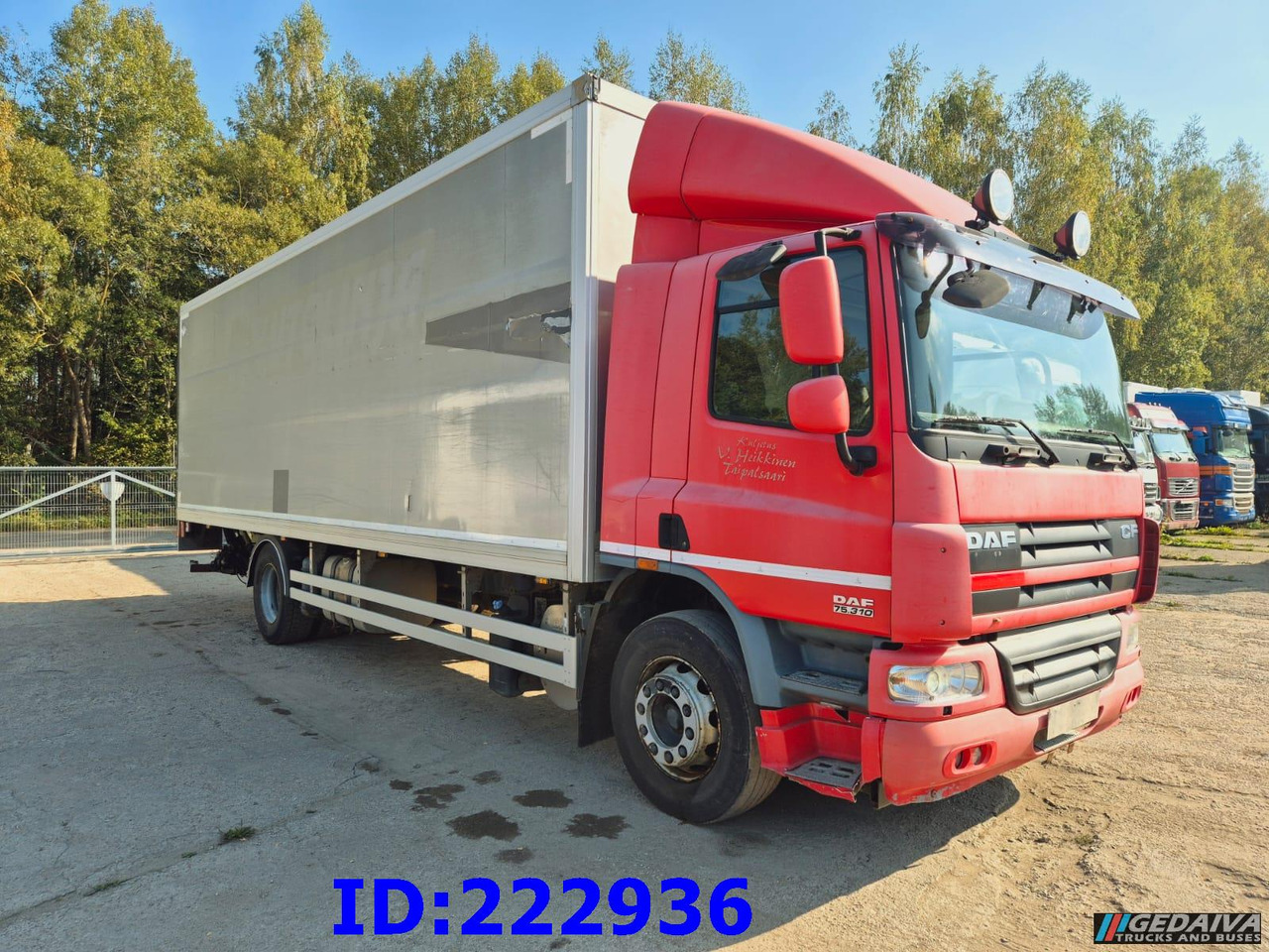 DAF CF 75.310 - Euro5 - Autocarro furgonato: foto 5 DAF CF 75.310 - Euro5 - Autocarro furgonato: foto 5