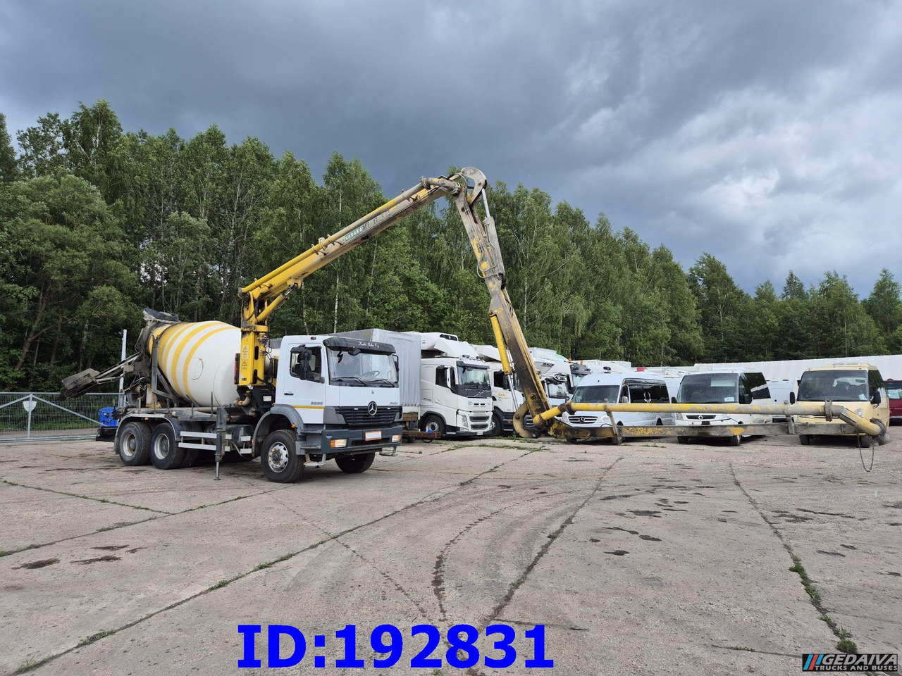 MERCEDES-BENZ Atego 2628 6x4 Schwing 17m 9m3 - Pompa autocarrata: foto 4 MERCEDES-BENZ Atego 2628 6x4 Schwing 17m 9m3 - Pompa autocarrata: foto 4