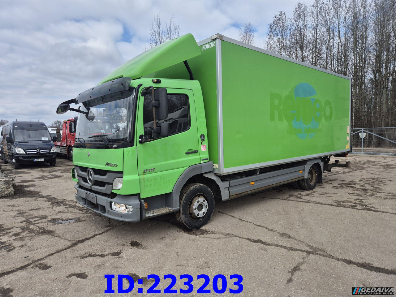 MERCEDES-BENZ Atego 818 4x2 Euro5 Manual - Autocarro furgonato: foto 1 MERCEDES-BENZ Atego 818 4x2 Euro5 Manual - Autocarro furgonato: foto 1