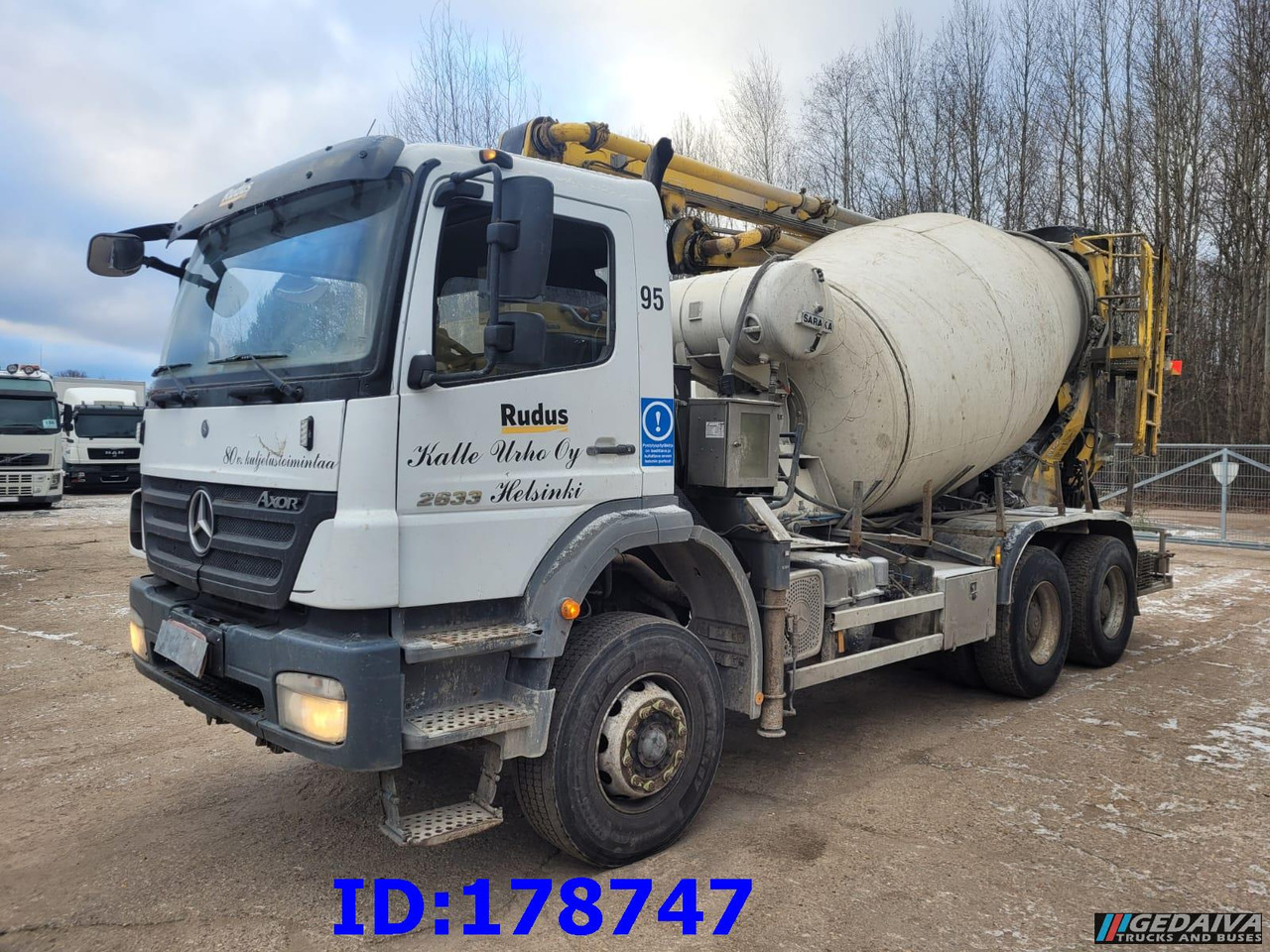 MERCEDES-BENZ Axor 2633 6x4 Schwing 750 - Pompa autocarrata: foto 4 MERCEDES-BENZ Axor 2633 6x4 Schwing 750 - Pompa autocarrata: foto 4