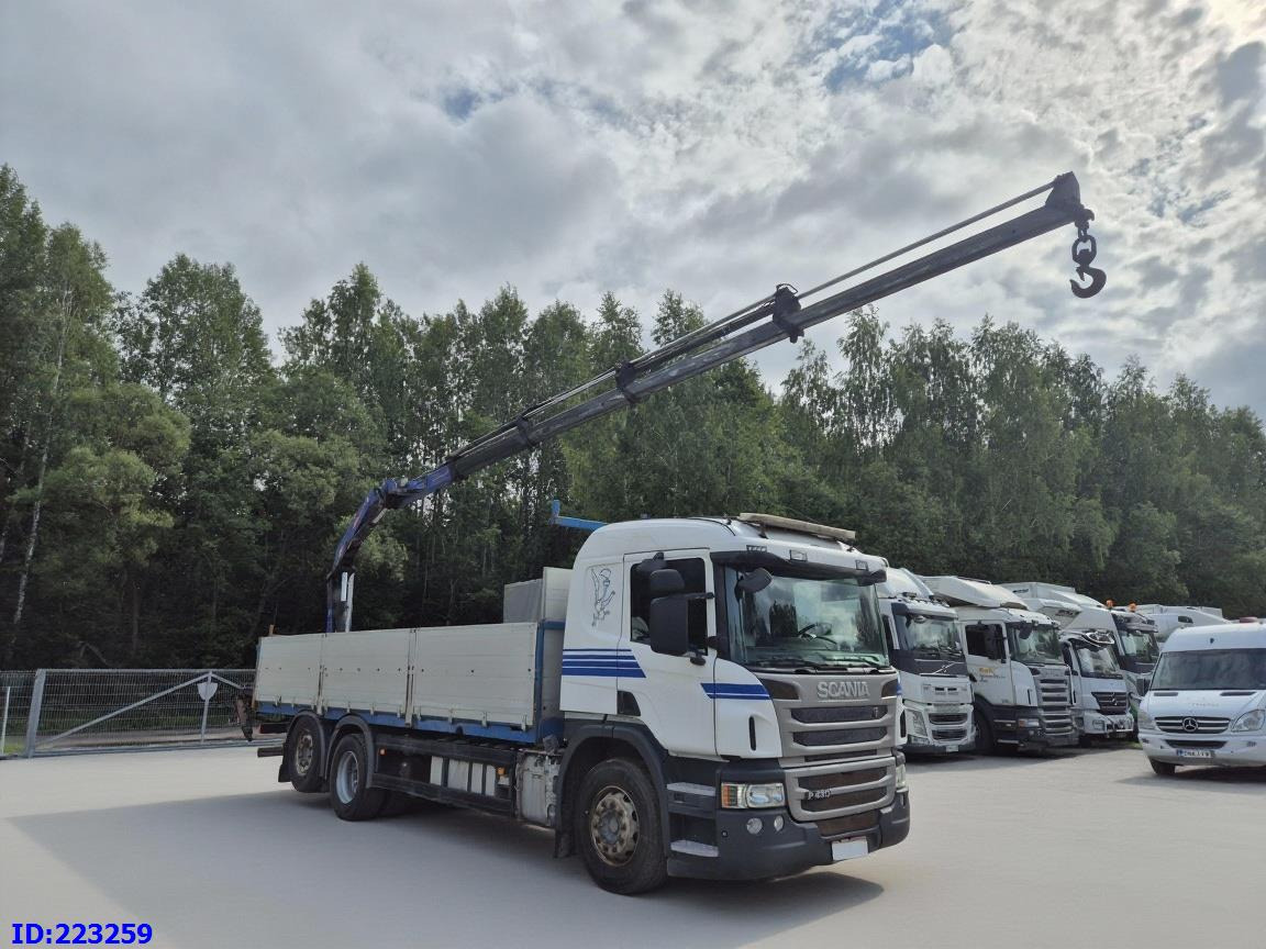 SCANIA P450 6x2 Steering axle Euro6 + PM 13.5SP - Autocarro con pianale/ Cassone fisso: foto 1 SCANIA P450 6x2 Steering axle Euro6 + PM 13.5SP - Autocarro con pianale/ Cassone fisso: foto 1