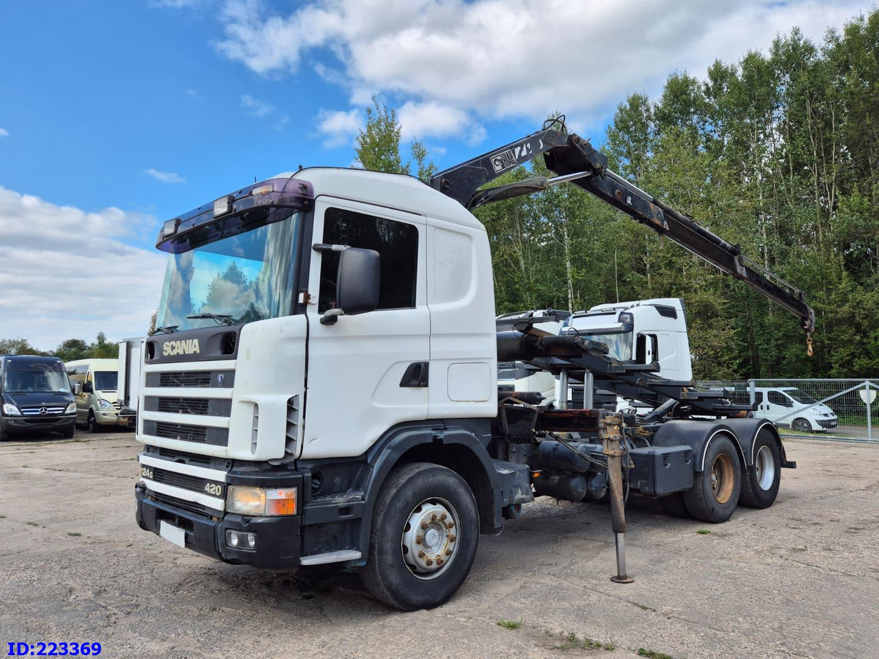 SCANIA R124 420 + Crane HIAB 140AW - Autocarro ribaltabile: foto 1 SCANIA R124 420 + Crane HIAB 140AW - Autocarro ribaltabile: foto 1