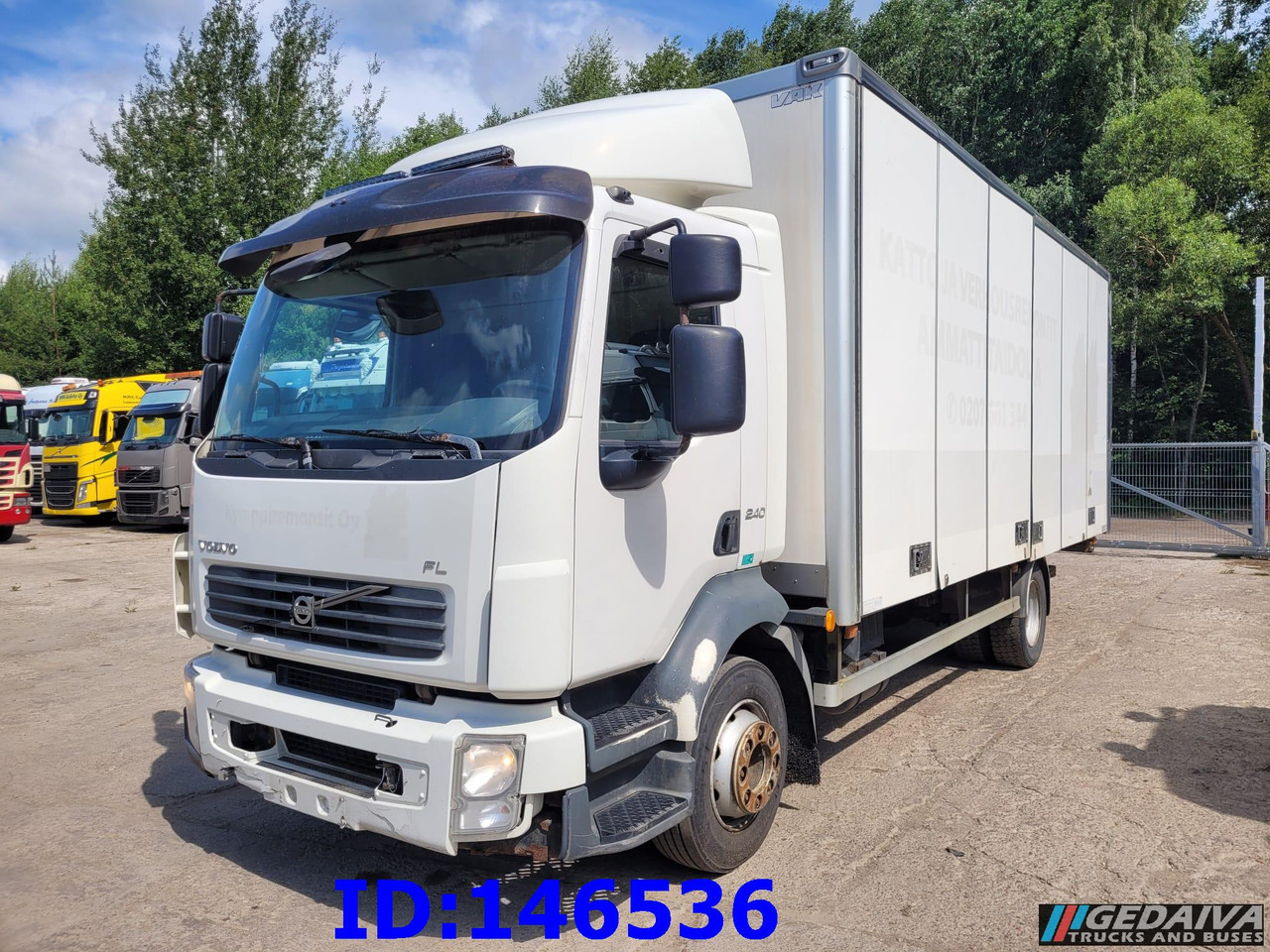 VOLVO FL 240HP - 4x2 - Manual - Euro5 - Autocarro furgonato: foto 1 VOLVO FL 240HP - 4x2 - Manual - Euro5 - Autocarro furgonato: foto 1