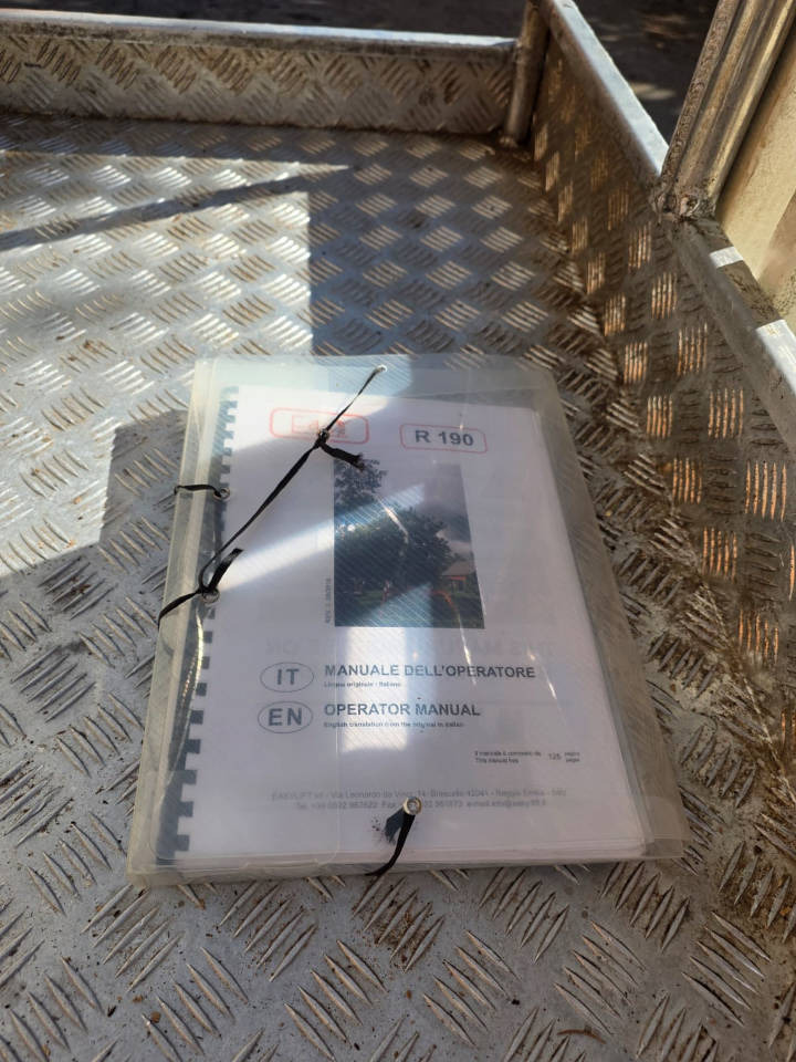 Piattaforma aerea ragno EASY LIFT R 190: foto 8 Piattaforma aerea ragno EASY LIFT R 190: foto 8